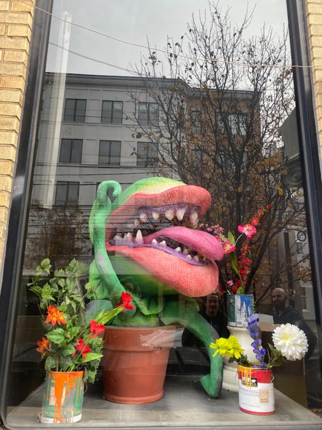 Little Shop of Horrors Window Display
