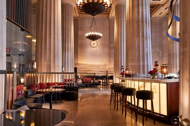Entire Bar & Lounge at Nobu Downtown - Restaurant in in New York 
