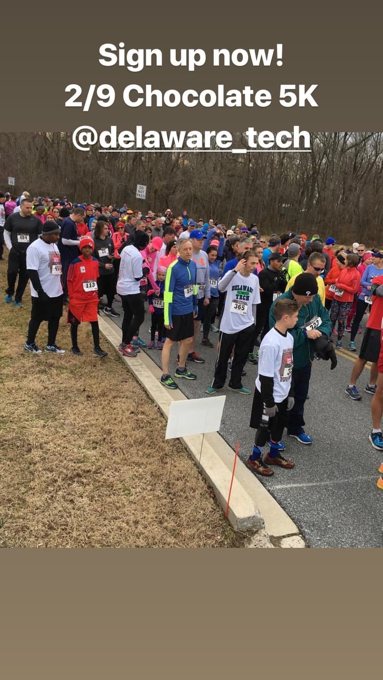 Delaware Tech's Chocolate 5K 2019