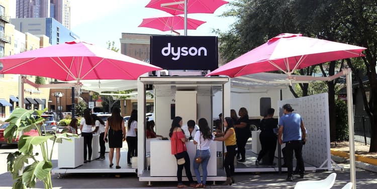 Dyson Mobile Hair Salon