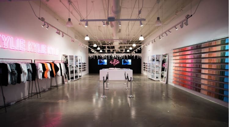 Kylie Pop-Up Shop powered by Shopify