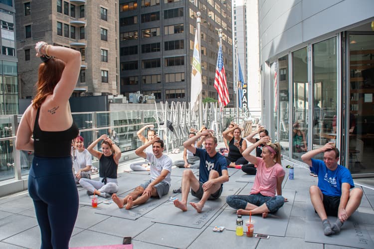 Corporate Happy Hour Yoga