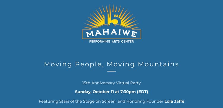Mahaiwe Performing Arts 15th Anniversary