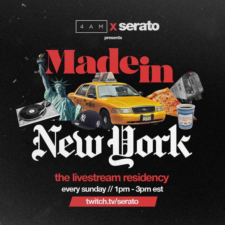 4AM x Serato Twitch Residency