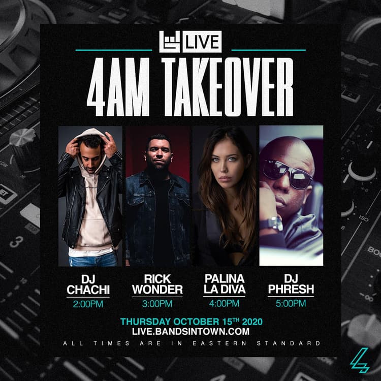 Bandsintown x 4AM Takeover