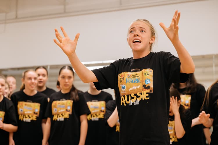 Junior Theater Festival Rehears