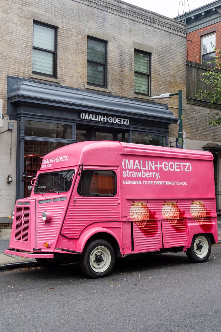 Malin + Goetz Strawberry Pop-Up Truck
