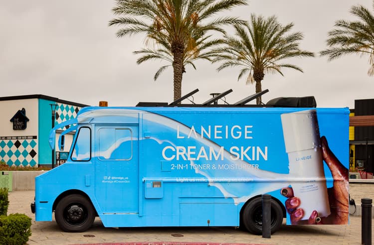 LANEIGE Cream Skin Mobile Pop-Up Truck 