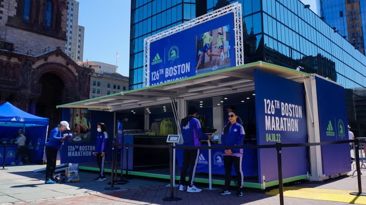Boston Marathon Adidas Pop-Up