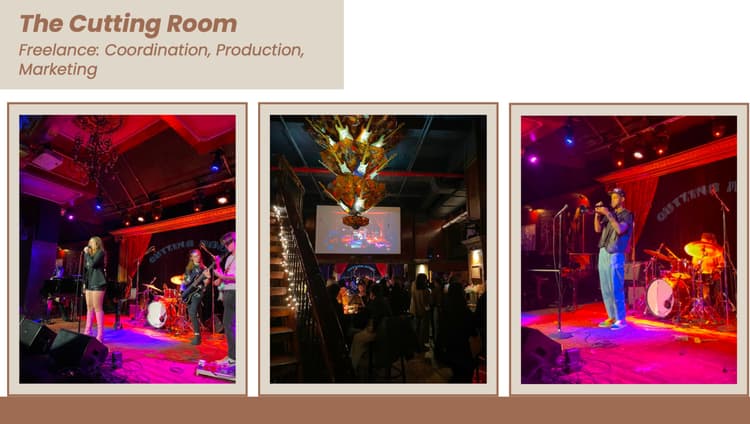 Concert at The Cutting Room 